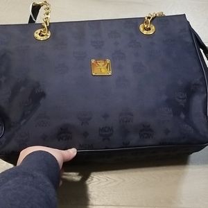 Authentic vintagr MCM chain tote.